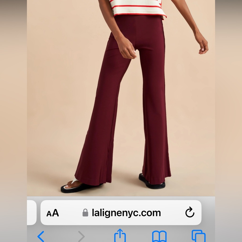 La Ligne Polly pant small. Burgundy